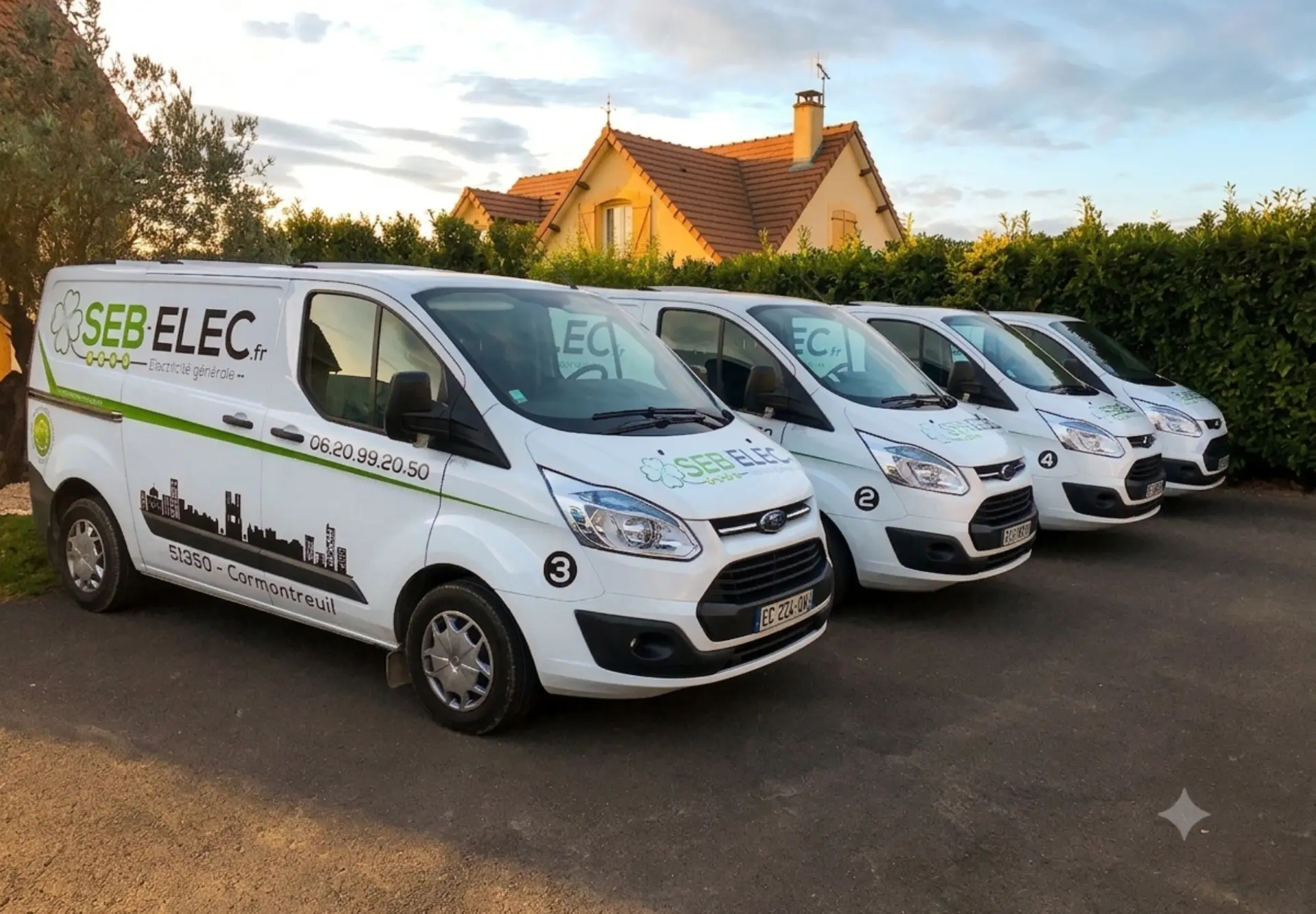 Installation d'une borne de recharge SEB-ELEC à Cormontreuil